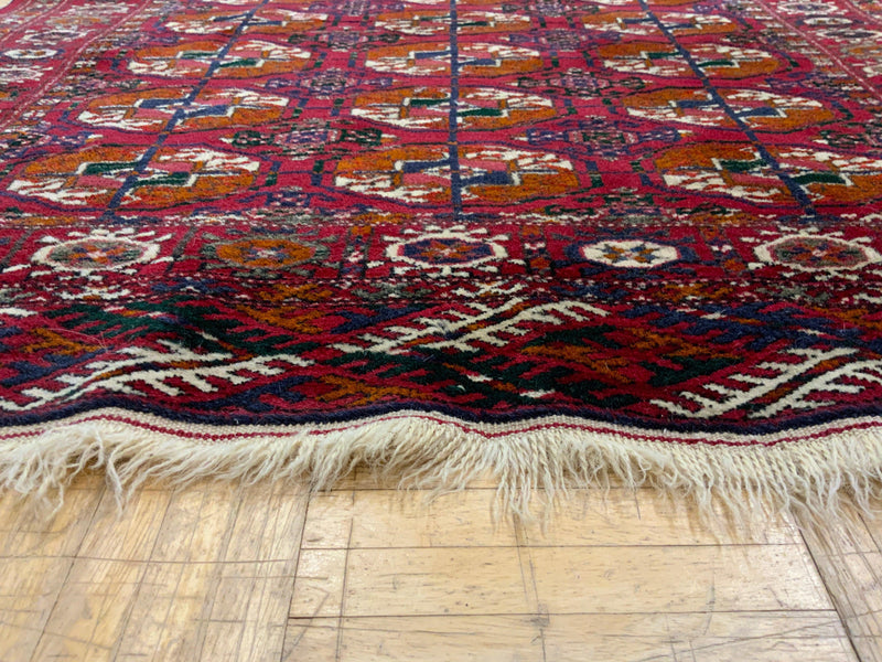 VINTAGE 3ft. x 4ft. GEOMETRIC BOKARA - David Tiftickjian & Sons