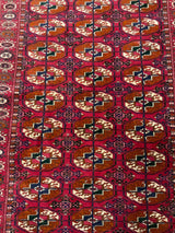 VINTAGE 3ft. x 4ft. GEOMETRIC BOKARA - David Tiftickjian & Sons