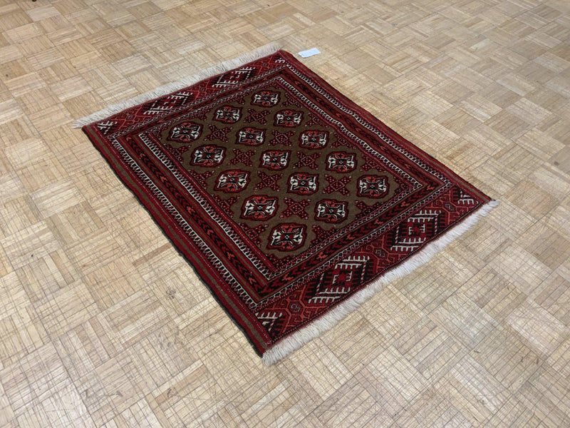 VINTAGE 3ft. x 4ft. GEOMETRIC BOKARA - David Tiftickjian & Sons