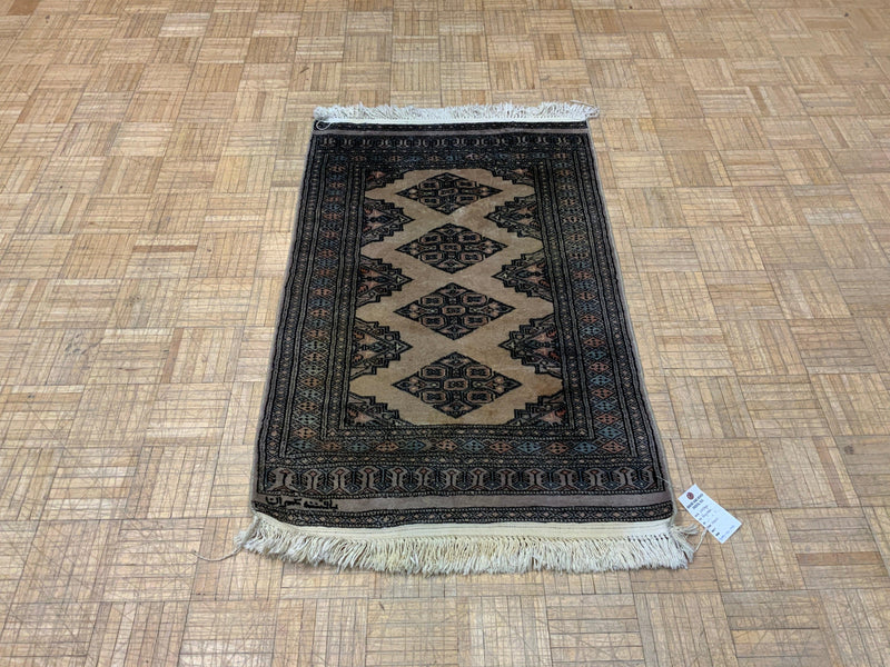VINTAGE 3ft. x 4ft. GEOMETRIC KAZAK - David Tiftickjian & Sons