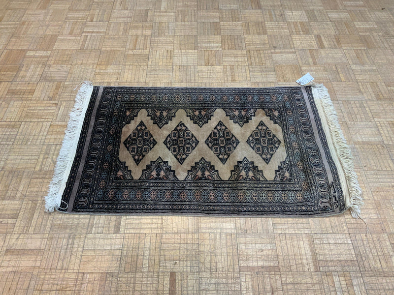 VINTAGE 3ft. x 4ft. GEOMETRIC KAZAK - David Tiftickjian & Sons
