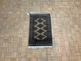 VINTAGE 3ft. x 4ft. GEOMETRIC KAZAK - David Tiftickjian & Sons