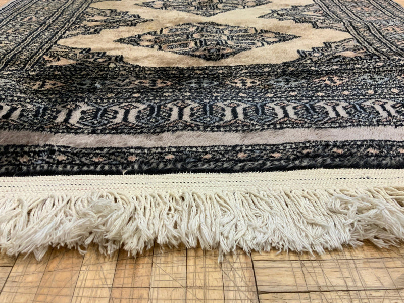 VINTAGE 3ft. x 4ft. GEOMETRIC KAZAK - David Tiftickjian & Sons