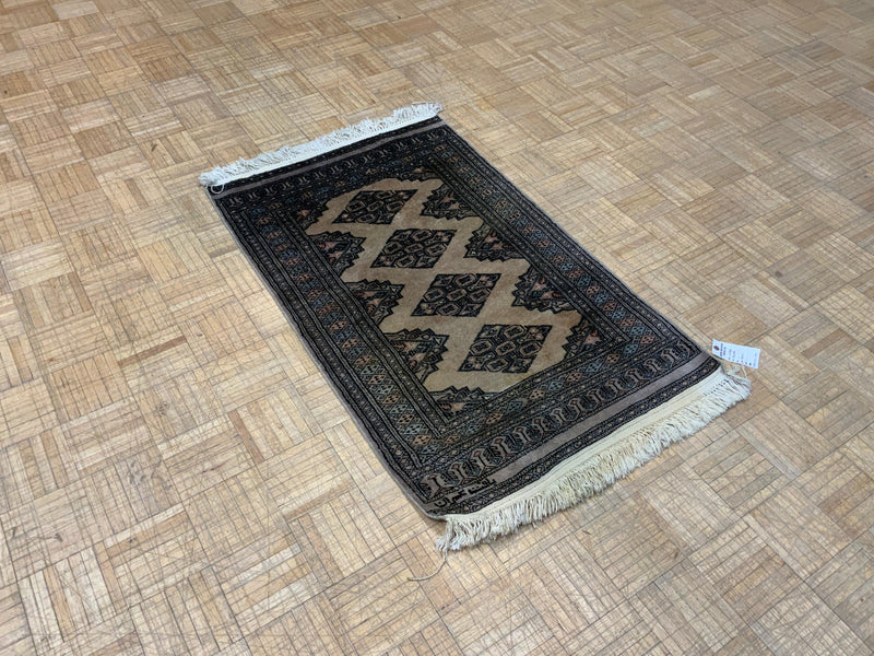 VINTAGE 3ft. x 4ft. GEOMETRIC KAZAK - David Tiftickjian & Sons