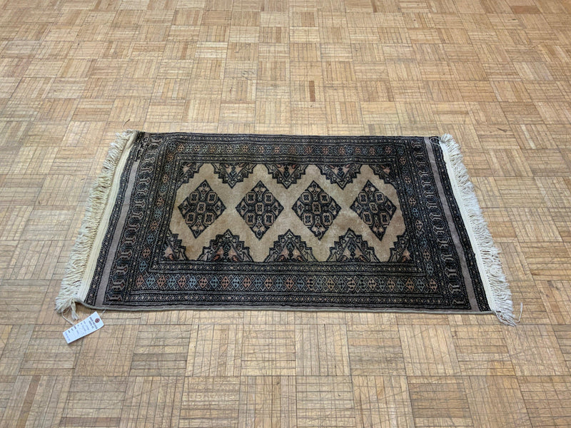 VINTAGE 3ft. x 4ft. GEOMETRIC KAZAK - David Tiftickjian & Sons