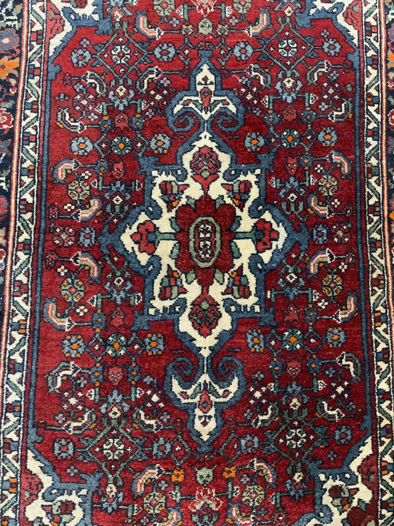 VINTAGE 3ft. x 4ft. TRADITIONAL BIDJAR - David Tiftickjian & Sons
