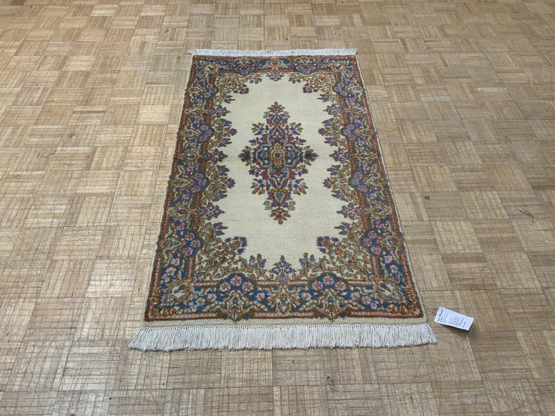 VINTAGE 3ft. x 5ft. FLORAL KERMAN - David Tiftickjian & Sons