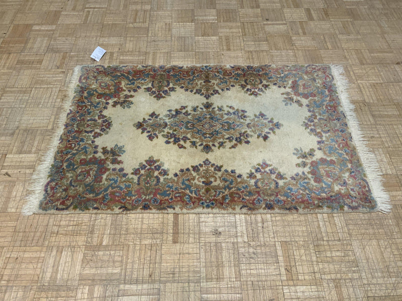 VINTAGE 3ft. x 5ft. FLORAL KERMAN - David Tiftickjian & Sons