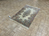 VINTAGE 3ft. x 5ft. FLORAL KERMAN - David Tiftickjian & Sons