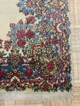 VINTAGE 3ft. x 5ft. FLORAL KERMAN - David Tiftickjian & Sons