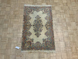 VINTAGE 3ft. x 5ft. FLORAL KERMAN - David Tiftickjian & Sons