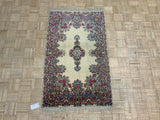 VINTAGE 3ft. x 5ft. FLORAL KERMAN - David Tiftickjian & Sons