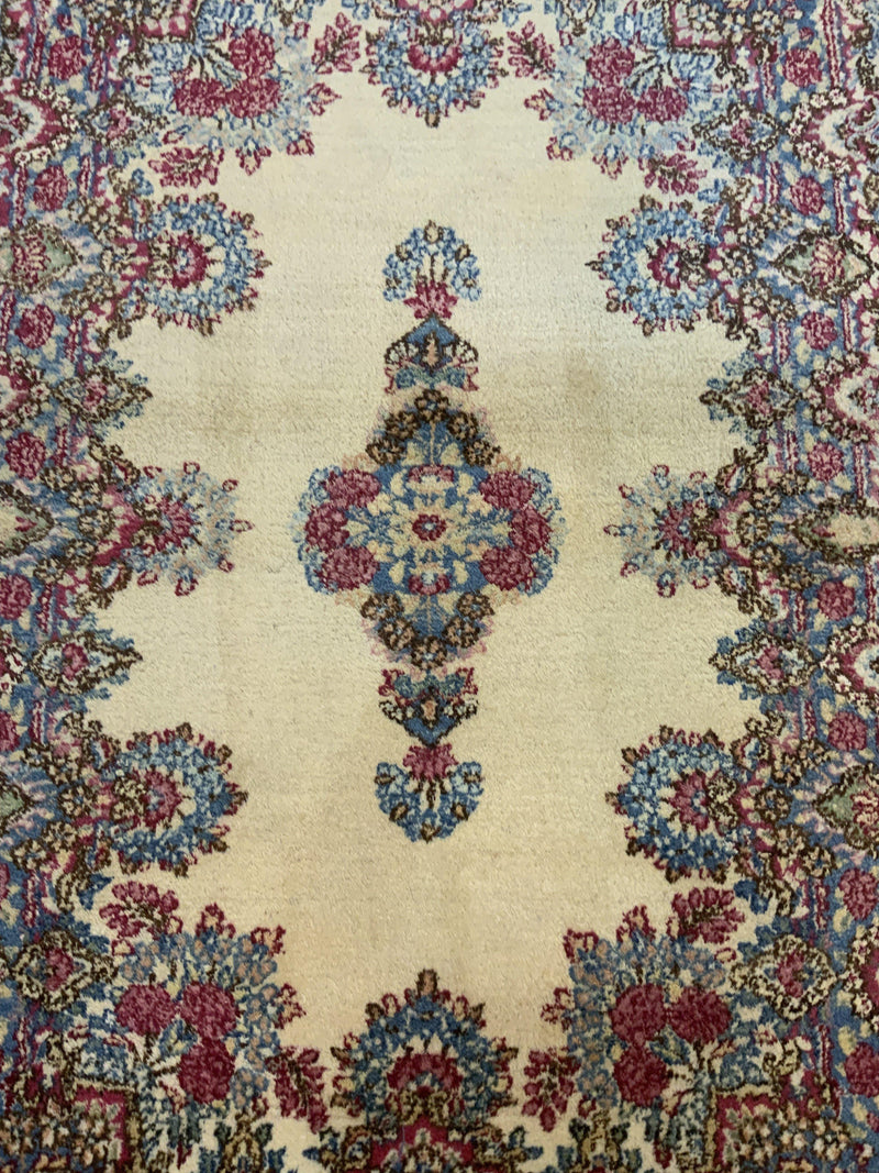 VINTAGE 3ft. x 5ft. FLORAL KERMAN - David Tiftickjian & Sons