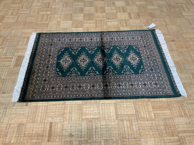 VINTAGE 3ft. x 5ft. GEOMETRIC BOKARA - David Tiftickjian & Sons