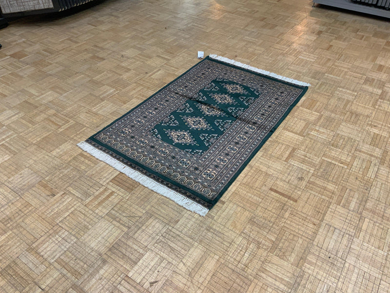 VINTAGE 3ft. x 5ft. GEOMETRIC BOKARA - David Tiftickjian & Sons