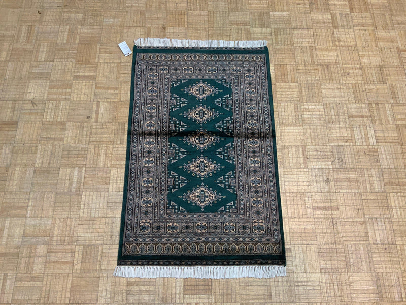 VINTAGE 3ft. x 5ft. GEOMETRIC BOKARA - David Tiftickjian & Sons
