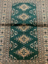 VINTAGE 3ft. x 5ft. GEOMETRIC BOKARA - David Tiftickjian & Sons