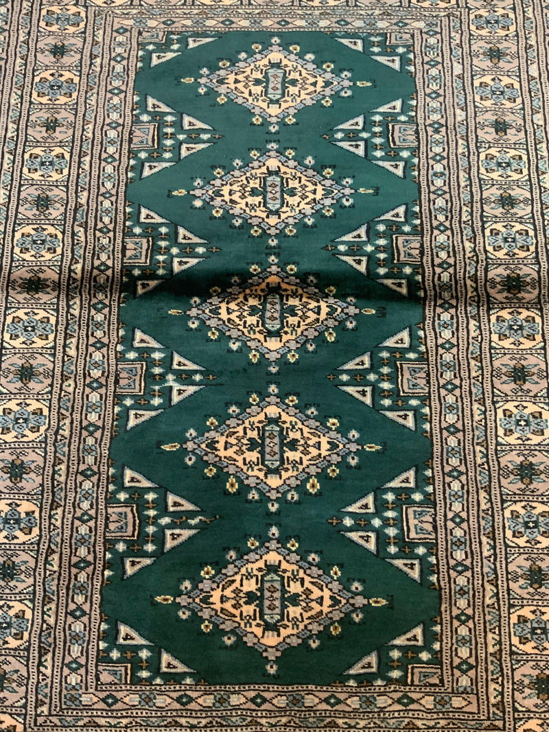 VINTAGE 3ft. x 5ft. GEOMETRIC BOKARA - David Tiftickjian & Sons