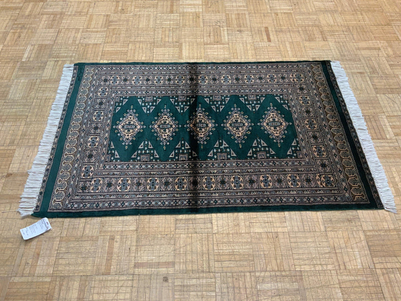 VINTAGE 3ft. x 5ft. GEOMETRIC BOKARA - David Tiftickjian & Sons