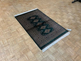 VINTAGE 3ft. x 5ft. GEOMETRIC BOKARA - David Tiftickjian & Sons