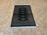 VINTAGE 3ft. x 5ft. GEOMETRIC BOKARA - David Tiftickjian & Sons