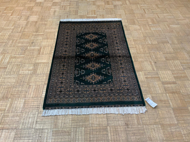 VINTAGE 3ft. x 5ft. GEOMETRIC BOKARA - David Tiftickjian & Sons
