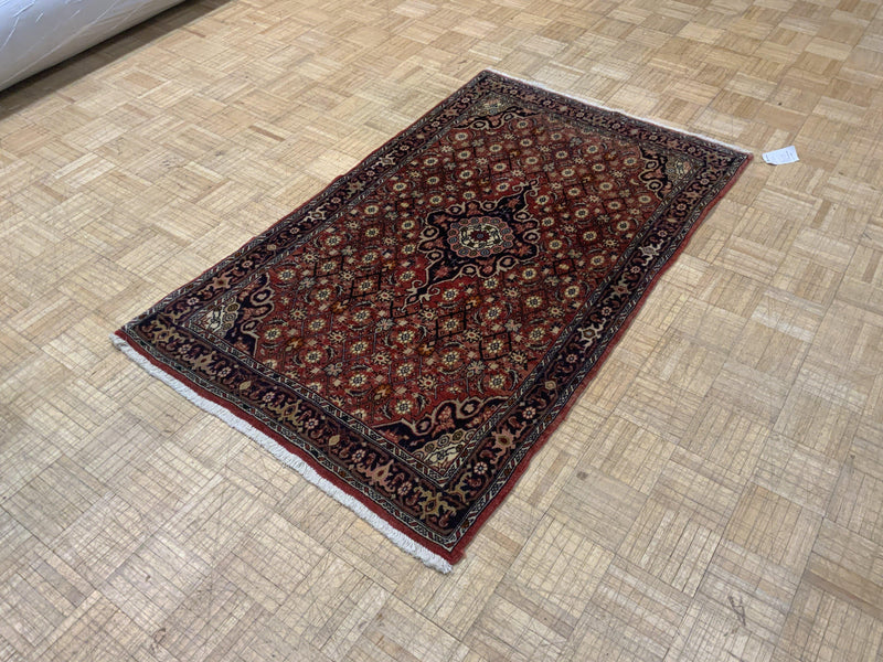 VINTAGE 3ft. x 5ft. TRADITIONAL BIDJAR - David Tiftickjian & Sons