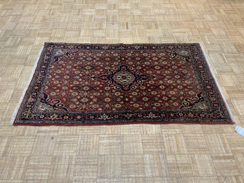 VINTAGE 3ft. x 5ft. TRADITIONAL BIDJAR - David Tiftickjian & Sons