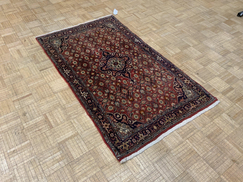 VINTAGE 3ft. x 5ft. TRADITIONAL BIDJAR - David Tiftickjian & Sons