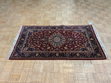 VINTAGE 3ft. x 5ft. TRADITIONAL KASHAN - David Tiftickjian & Sons