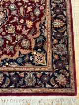 VINTAGE 3ft. x 5ft. TRADITIONAL KASHAN - David Tiftickjian & Sons