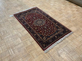 VINTAGE 3ft. x 5ft. TRADITIONAL KASHAN - David Tiftickjian & Sons