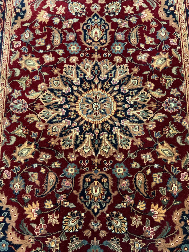 VINTAGE 3ft. x 5ft. TRADITIONAL KASHAN - David Tiftickjian & Sons