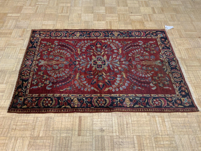 VINTAGE 3ft. x 5ft. TRADITIONAL SAROUK - David Tiftickjian & Sons