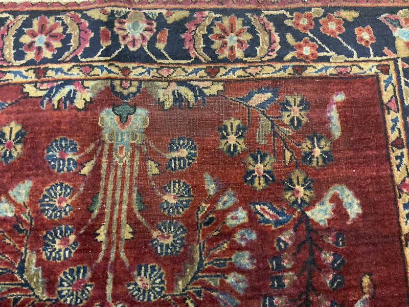 VINTAGE 3ft. x 5ft. TRADITIONAL SAROUK - David Tiftickjian & Sons