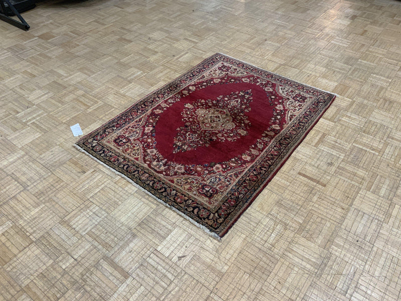 VINTAGE 3ft. x 5ft. TRADITIONAL SAROUK - David Tiftickjian & Sons