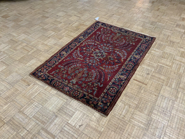 VINTAGE 3ft. x 5ft. TRADITIONAL SAROUK - David Tiftickjian & Sons