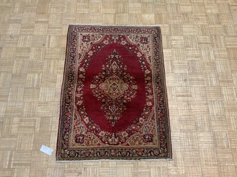 VINTAGE 3ft. x 5ft. TRADITIONAL SAROUK - David Tiftickjian & Sons