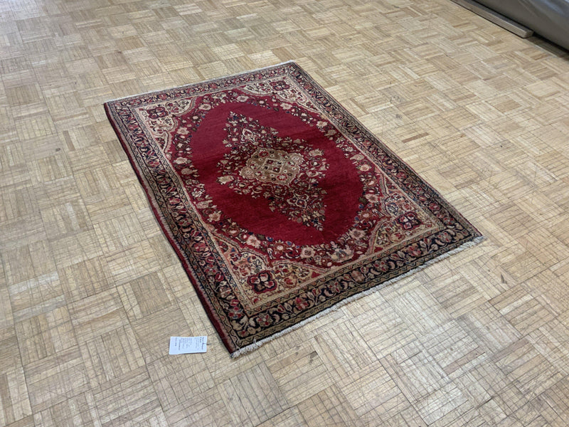 VINTAGE 3ft. x 5ft. TRADITIONAL SAROUK - David Tiftickjian & Sons