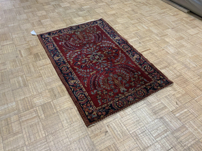 VINTAGE 3ft. x 5ft. TRADITIONAL SAROUK - David Tiftickjian & Sons