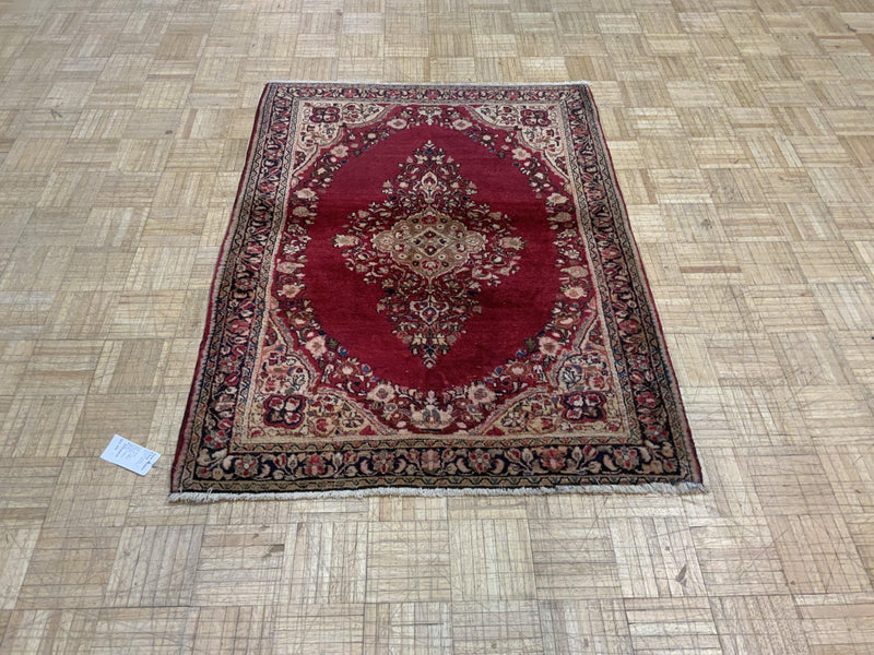 VINTAGE 3ft. x 5ft. TRADITIONAL SAROUK - David Tiftickjian & Sons