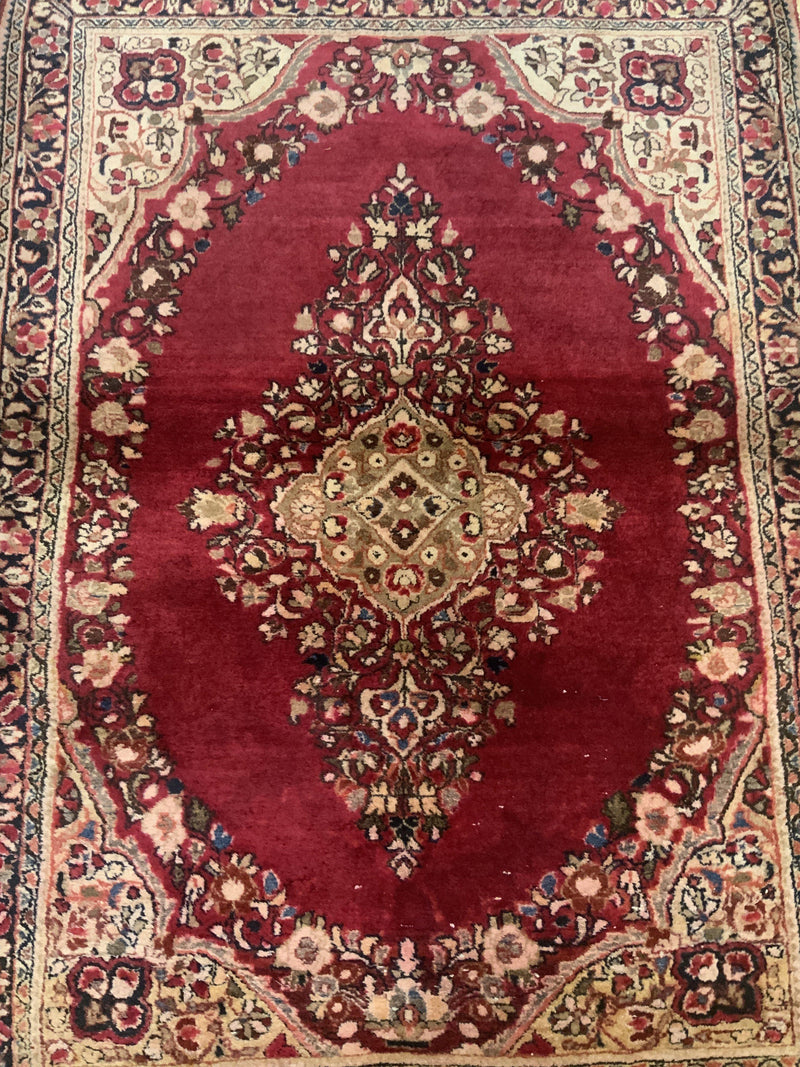 VINTAGE 3ft. x 5ft. TRADITIONAL SAROUK - David Tiftickjian & Sons