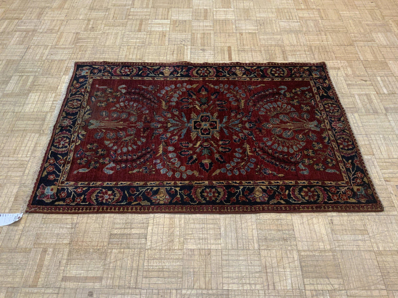 VINTAGE 3ft. x 5ft. TRADITIONAL SAROUK - David Tiftickjian & Sons