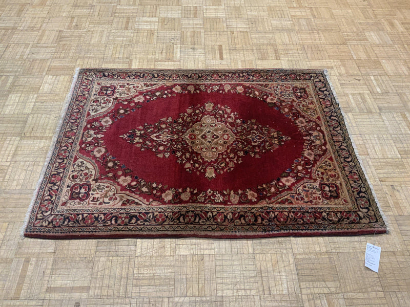 VINTAGE 3ft. x 5ft. TRADITIONAL SAROUK - David Tiftickjian & Sons