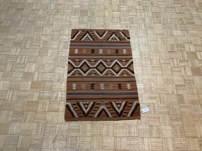 VINTAGE 3ft. x 5ft. TRANSITIONAL NAVAJO - David Tiftickjian & Sons