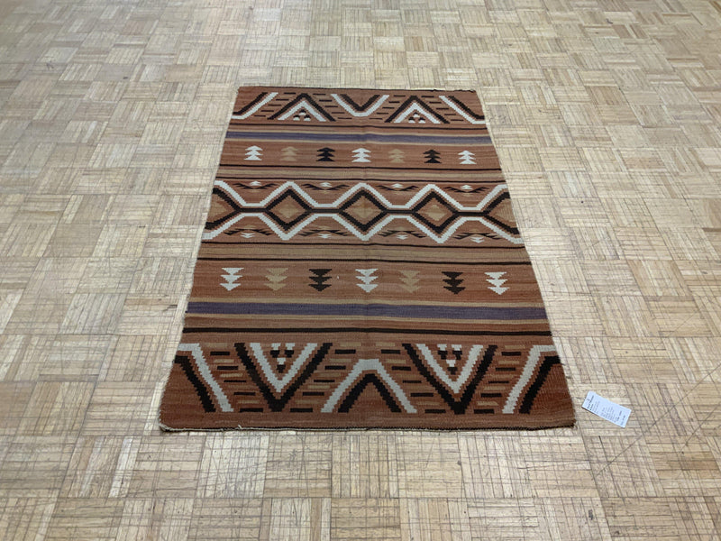 VINTAGE 3ft. x 5ft. TRANSITIONAL NAVAJO - David Tiftickjian & Sons