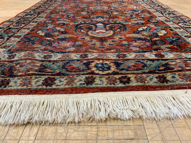 VINTAGE 3ft. x 7ft. TRADITIONAL SAROUK - David Tiftickjian & Sons