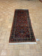 VINTAGE 3ft. x 7ft. TRADITIONAL SAROUK - David Tiftickjian & Sons