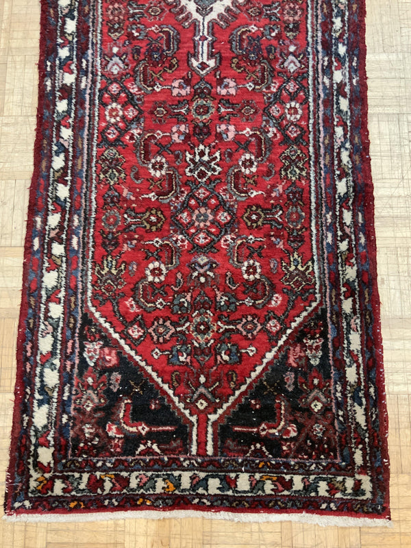 VINTAGE 3ft. x 9ft. TRADITIONAL HAMADAN - David Tiftickjian & Sons