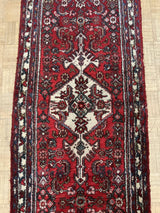 VINTAGE 3ft. x 9ft. TRADITIONAL HAMADAN - David Tiftickjian & Sons